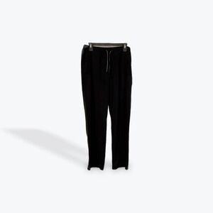 Adidas Black‎ Athletic Track Pants Joggers Women's Size M Drawstring Logo